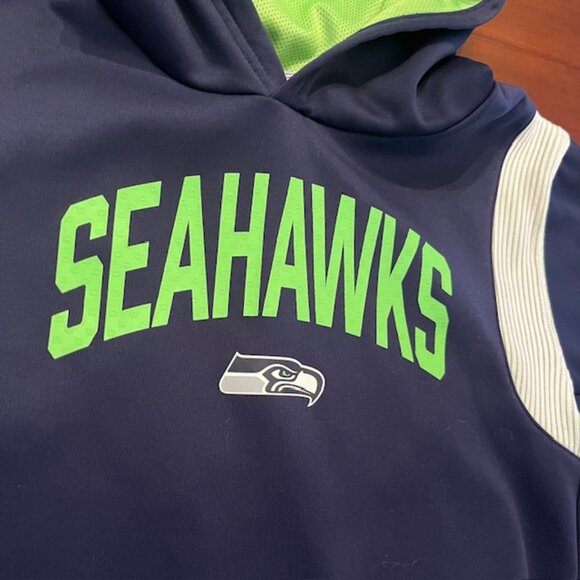 Nike NFL Seattle Seahawks Pullover Sweatshirt Hoodie Youth L - Picture 3 of 8
